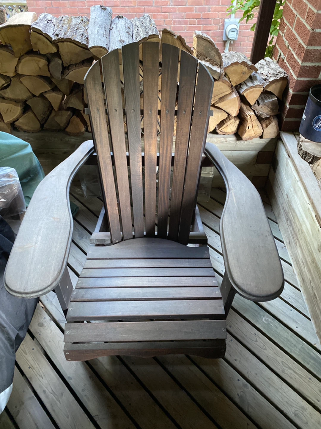 Wooden Adirondack Chair