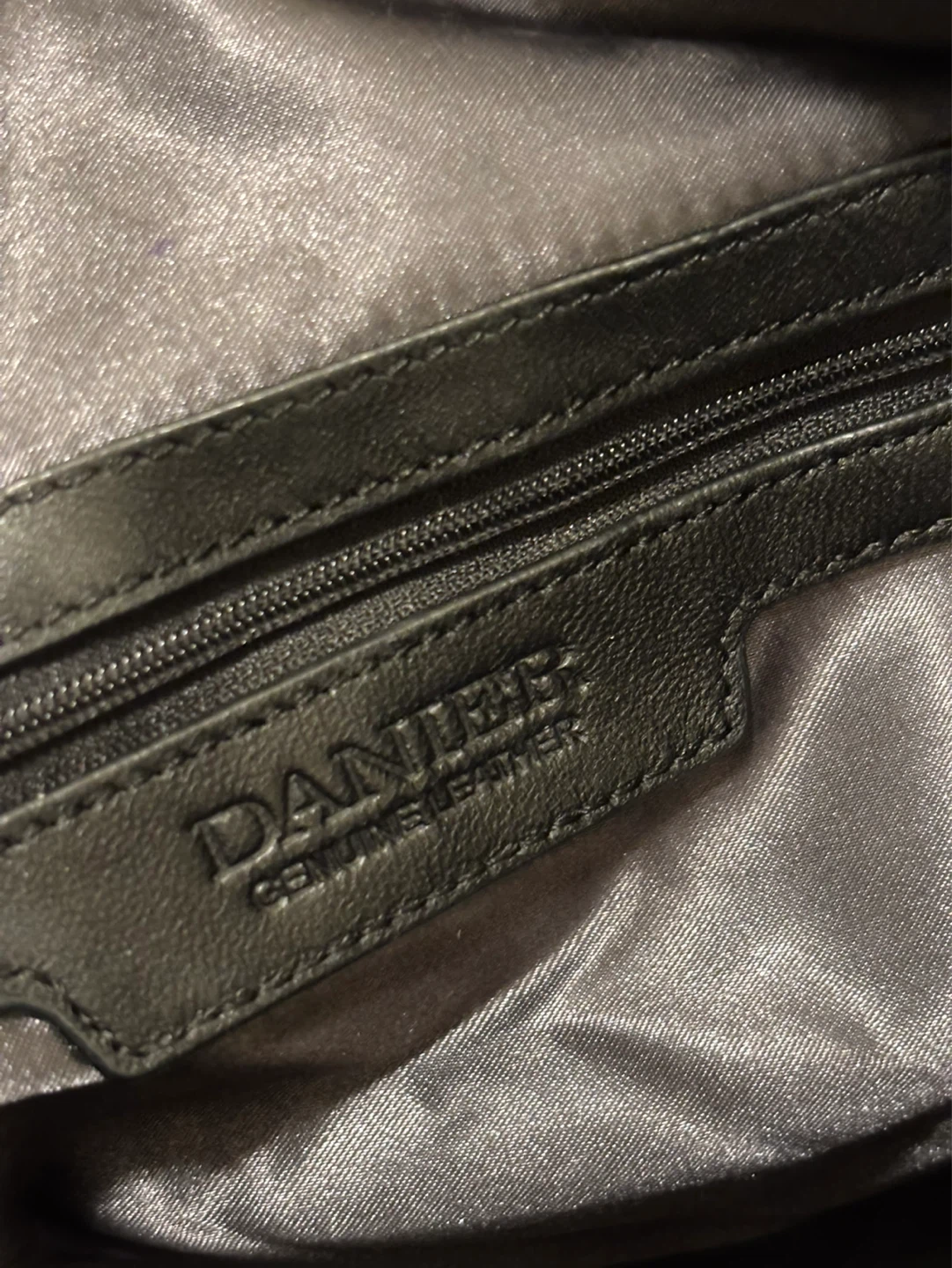 DANIER Genuine Leather Quilted Satchel Handbag - photo 2
