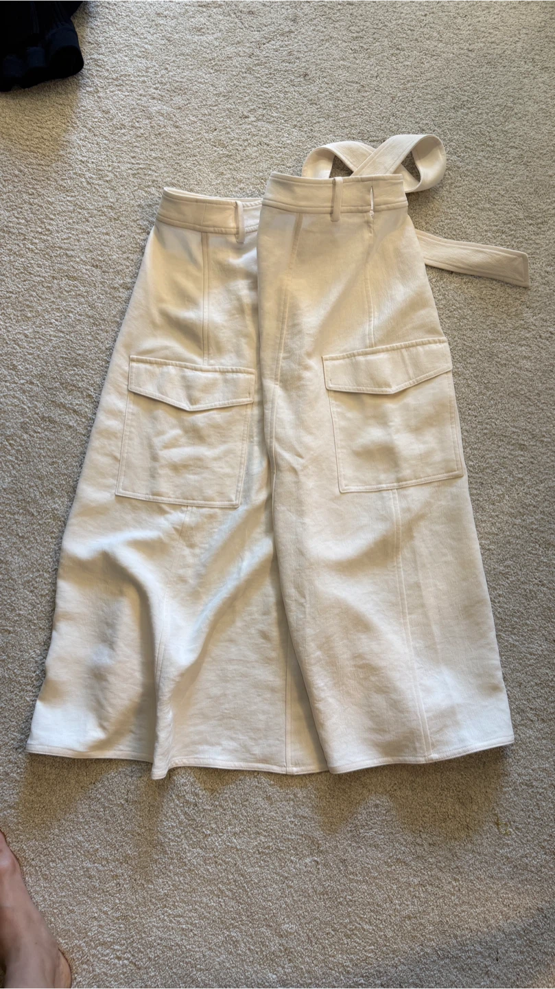 Wilfred Cream Wrap Skirt - photo 2