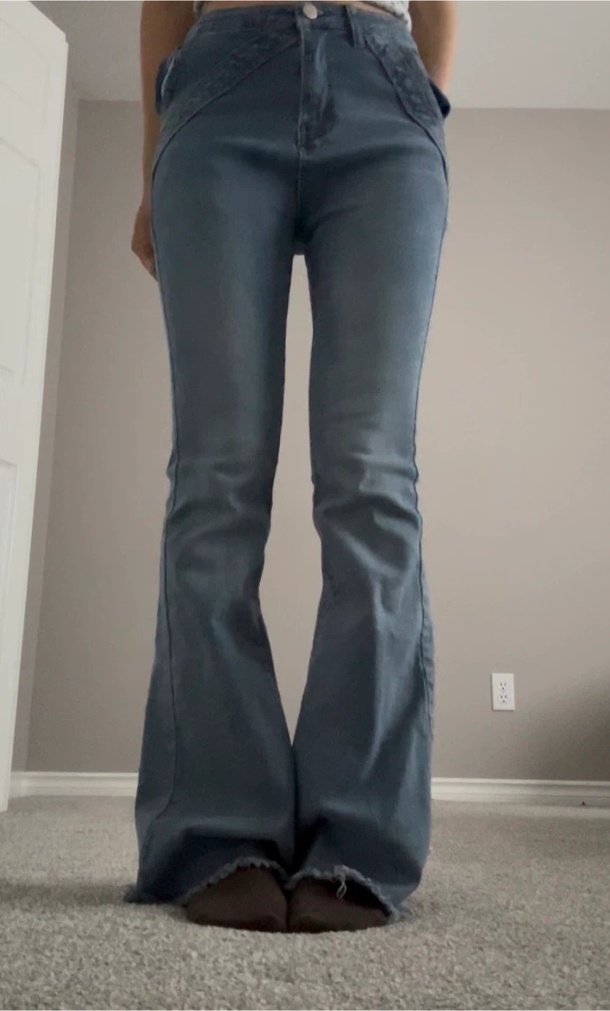 Blue Flare Jeans - photo 2