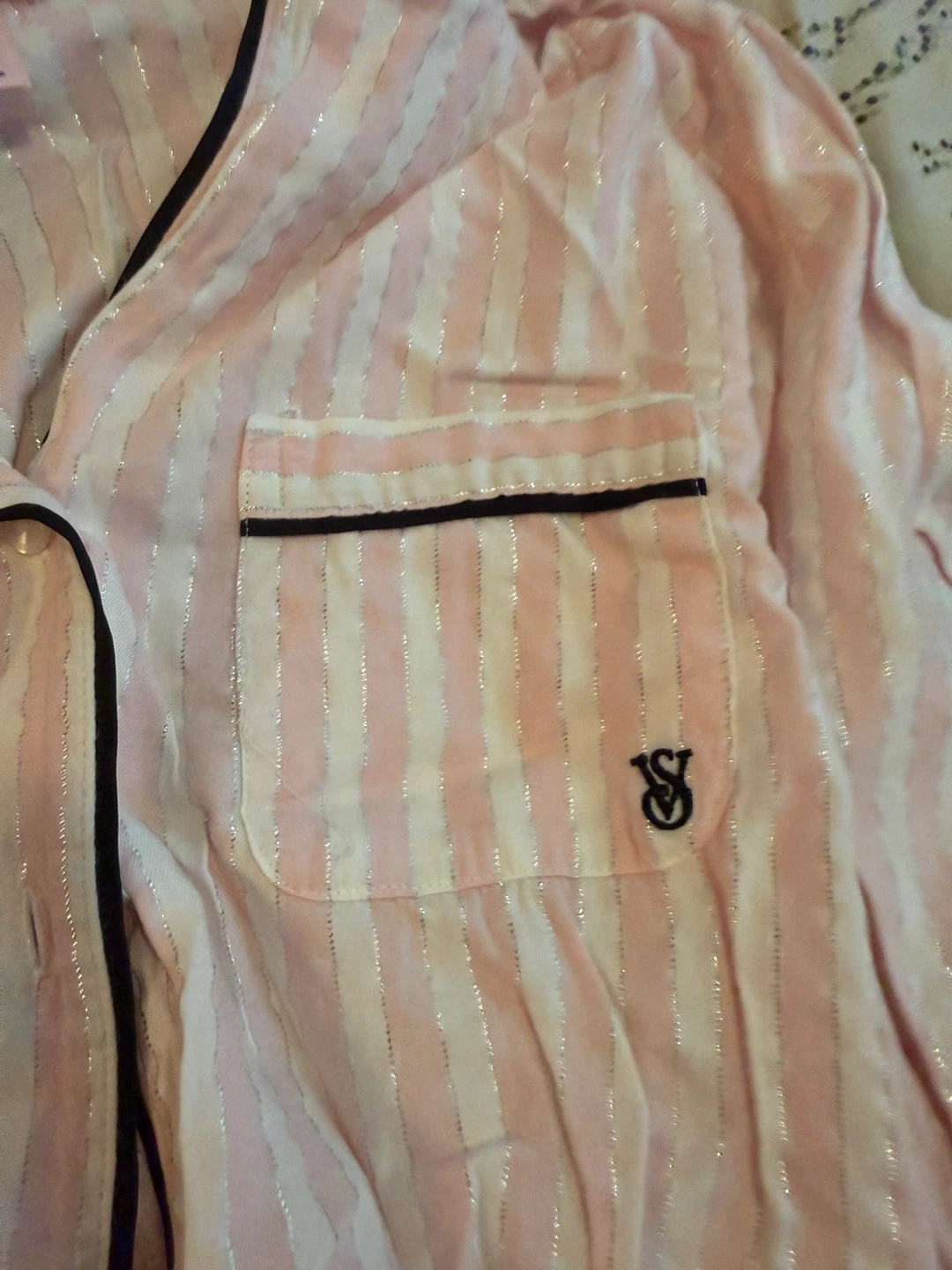 Victoria's Secret Pink Striped Pajama Set - photo 2