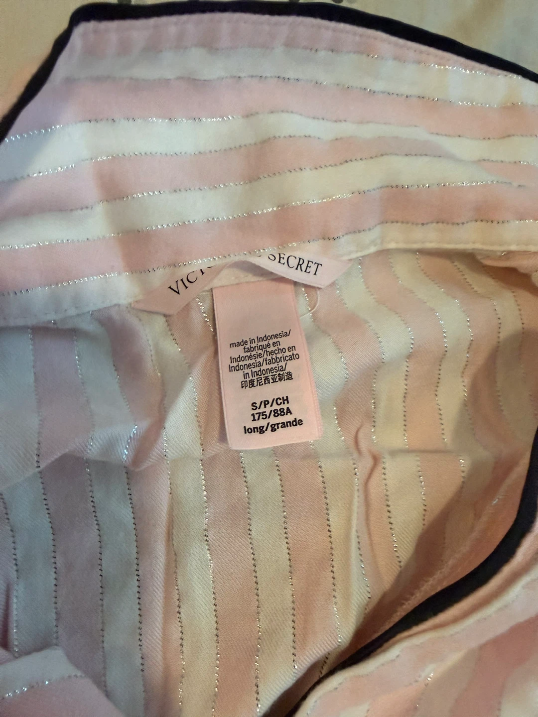 Victoria's Secret Pink Striped Pajama Set - photo 3