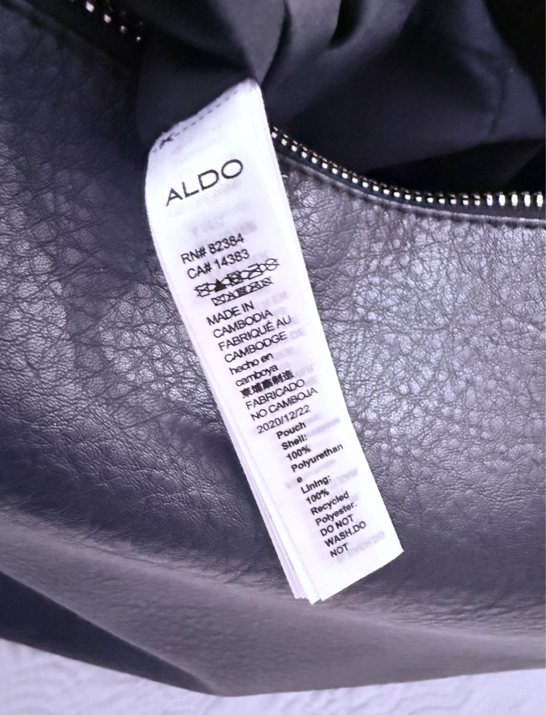 ALDO Black Faux Leather Pouch - photo 5