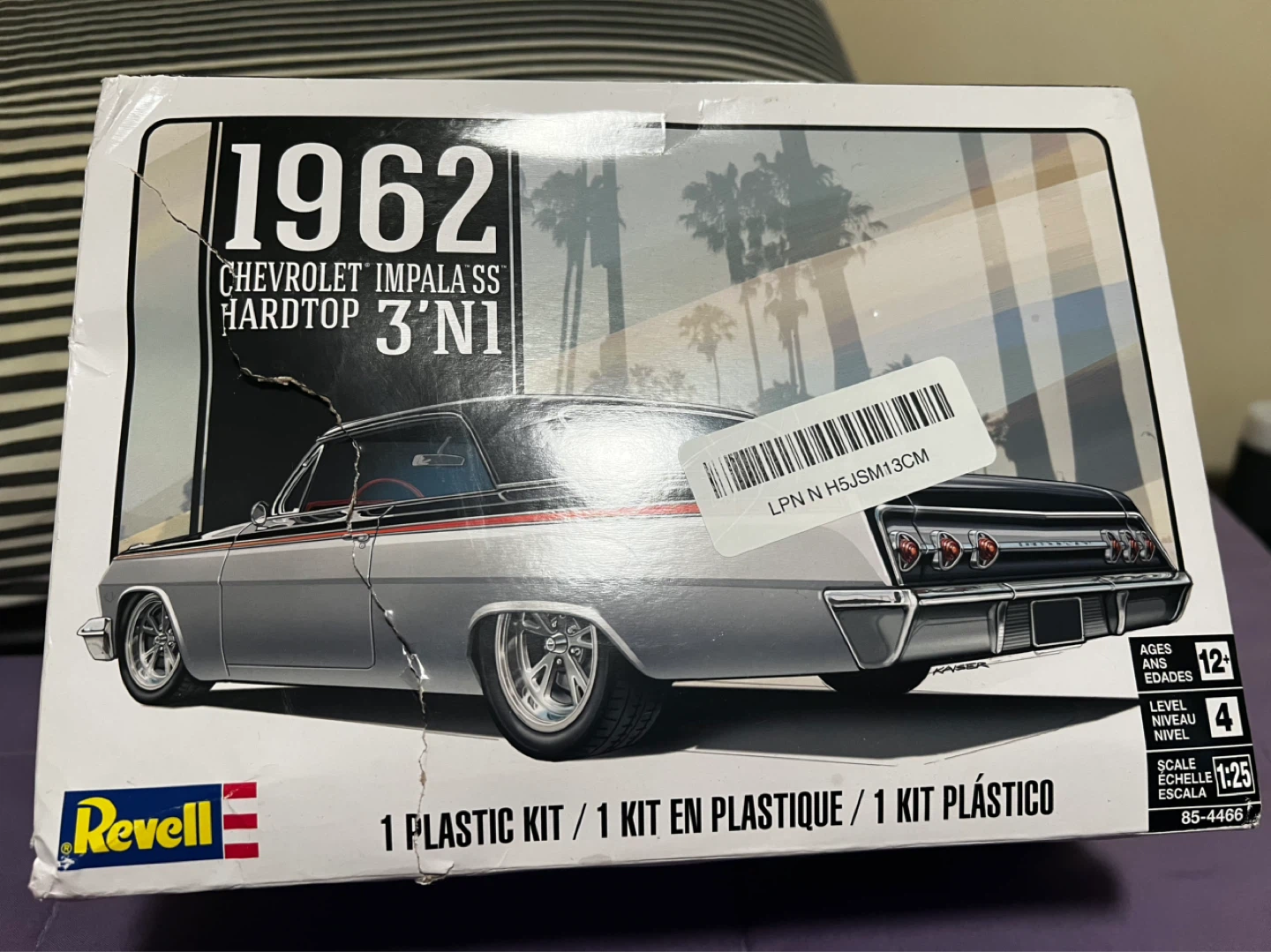RARE Revell 1962 Chevrolet Impala SS Hardtop 3 'N 1