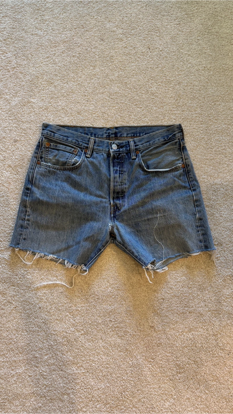 Levi's 501 Cut-Off Denim Shorts