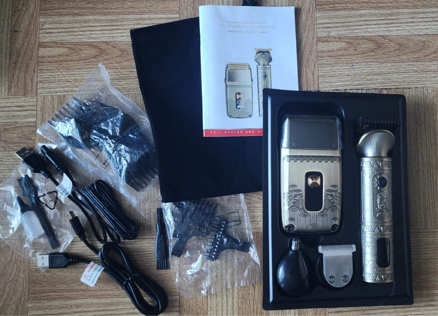 Scttomon Foil Shaver and Hair Trimmer Set