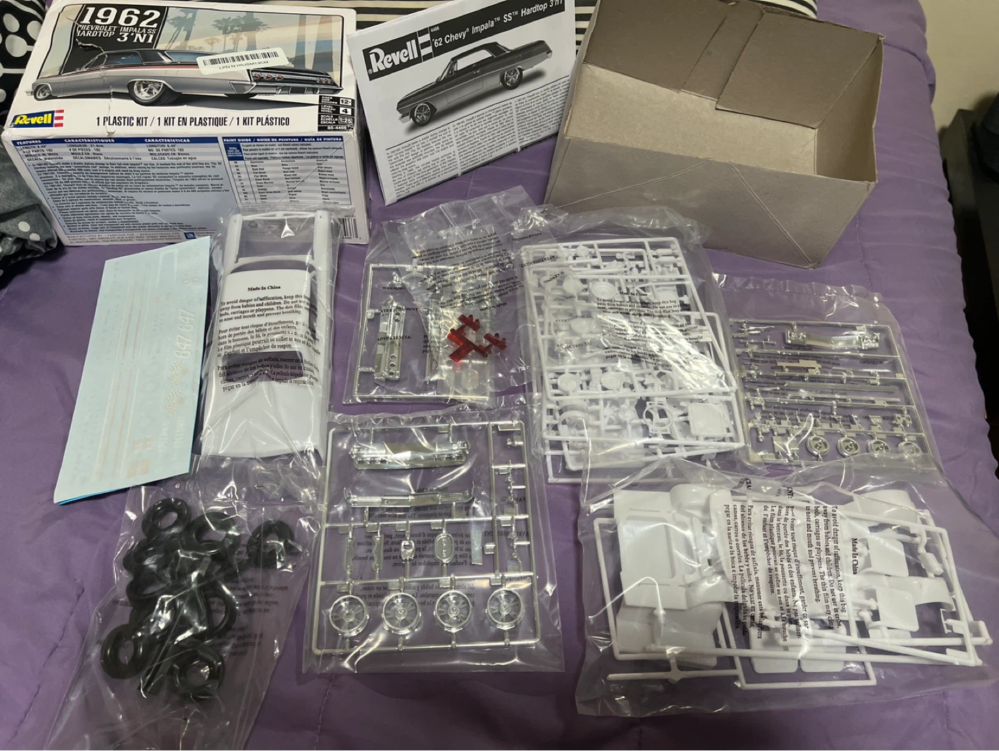 RARE Revell 1962 Chevrolet Impala SS Hardtop 3 'N 1 - photo 3