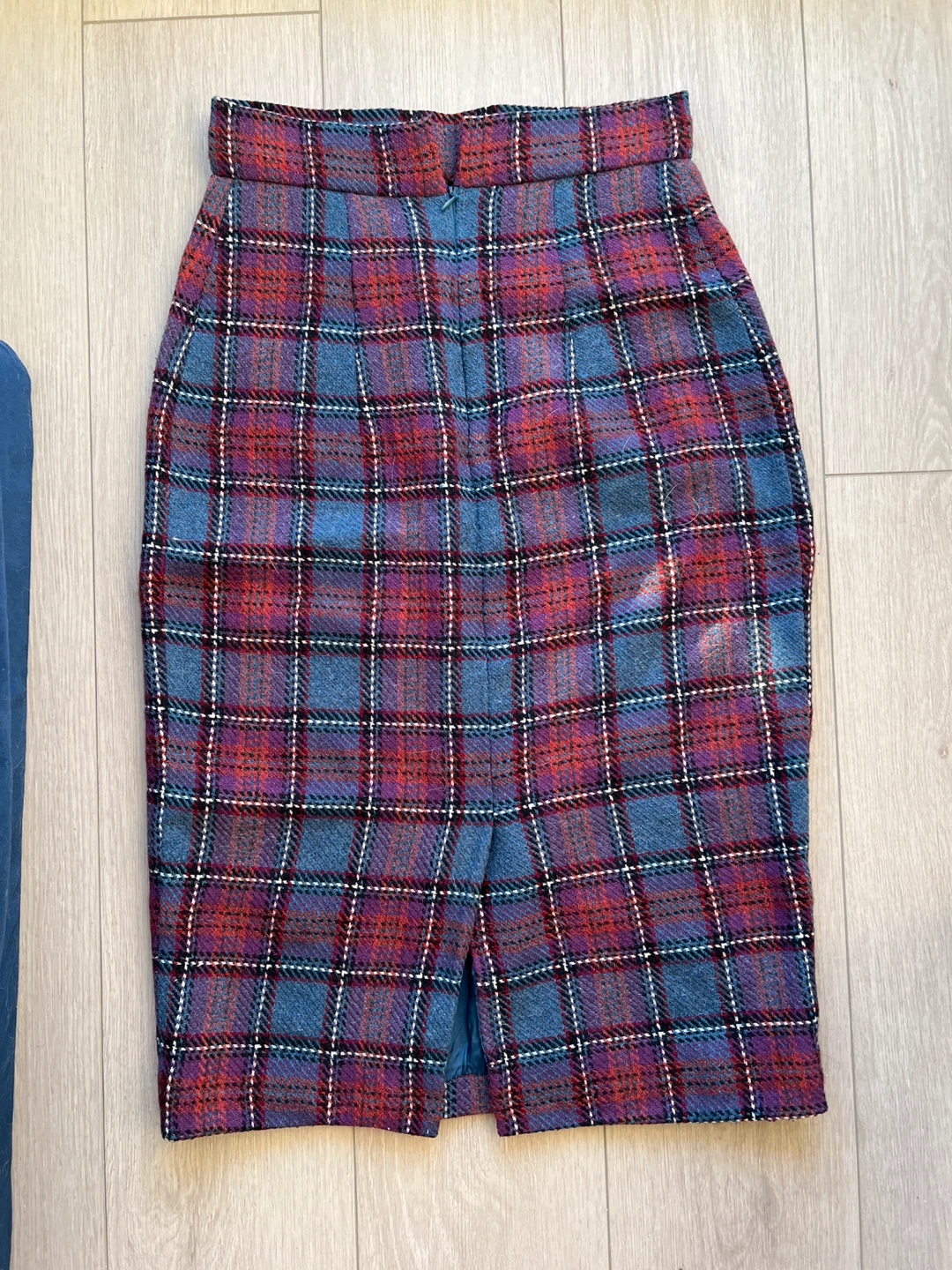 Plaid Tweed Pencil Skirt - photo 2
