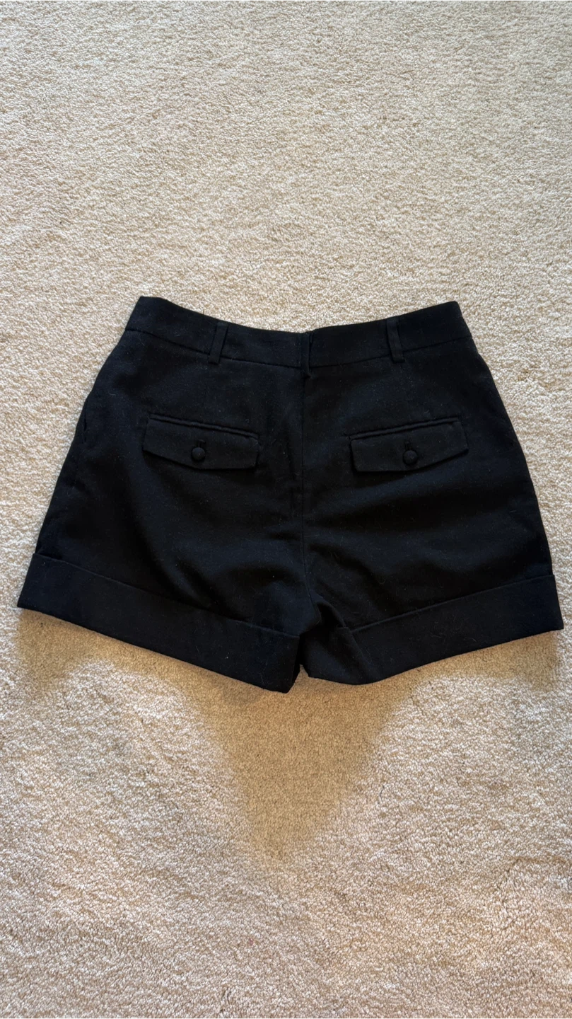 Black Cuffed Shorts - photo 2