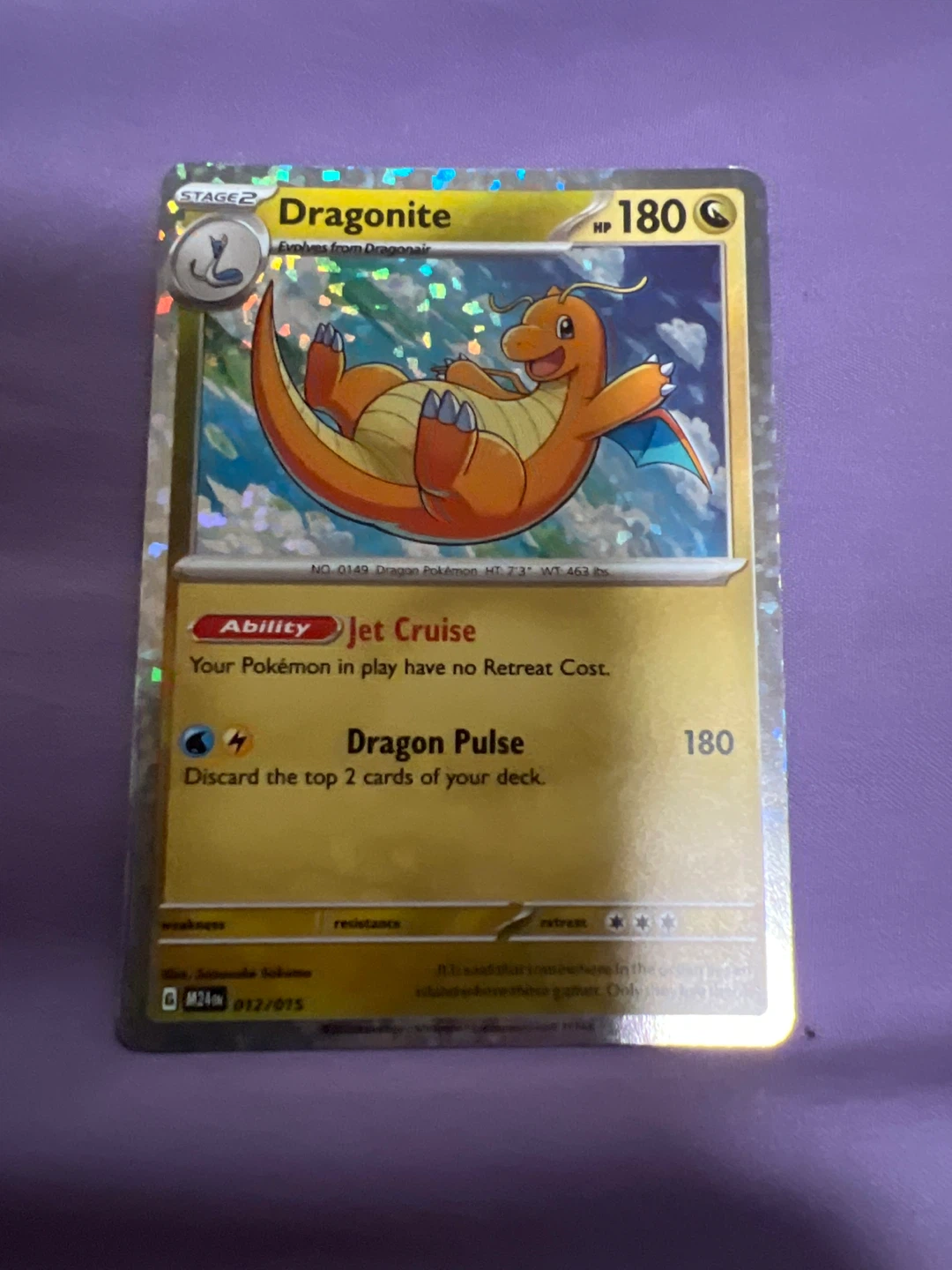 Dragonite #012 Pokémon TCG Card