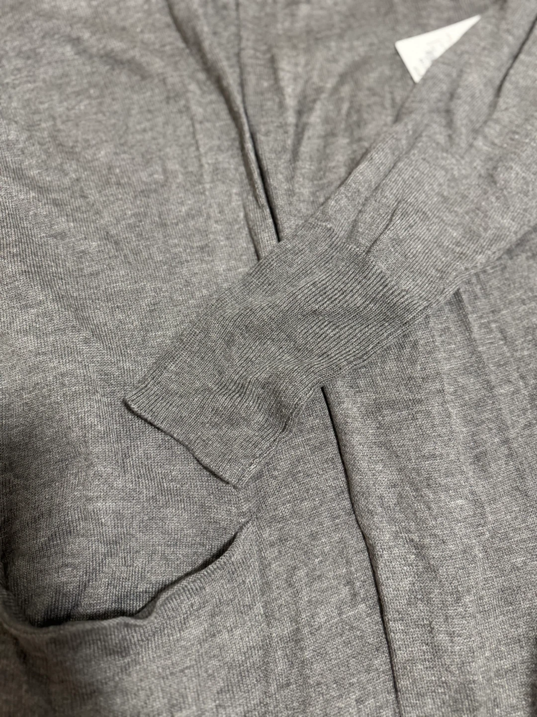Grey Cardigan Sweater - Size Medium - photo 5