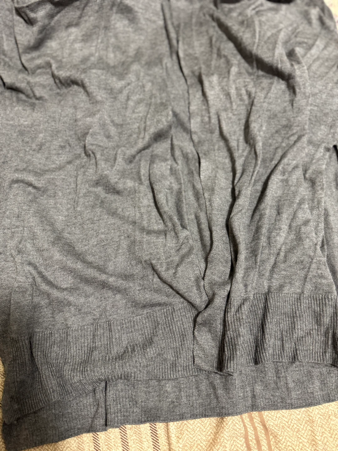 Grey Cardigan Sweater - Size Medium - photo 3