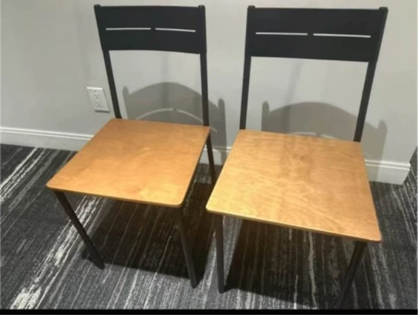 IKEA NILSERIK Chair - Black/Wood Effect - photo 5
