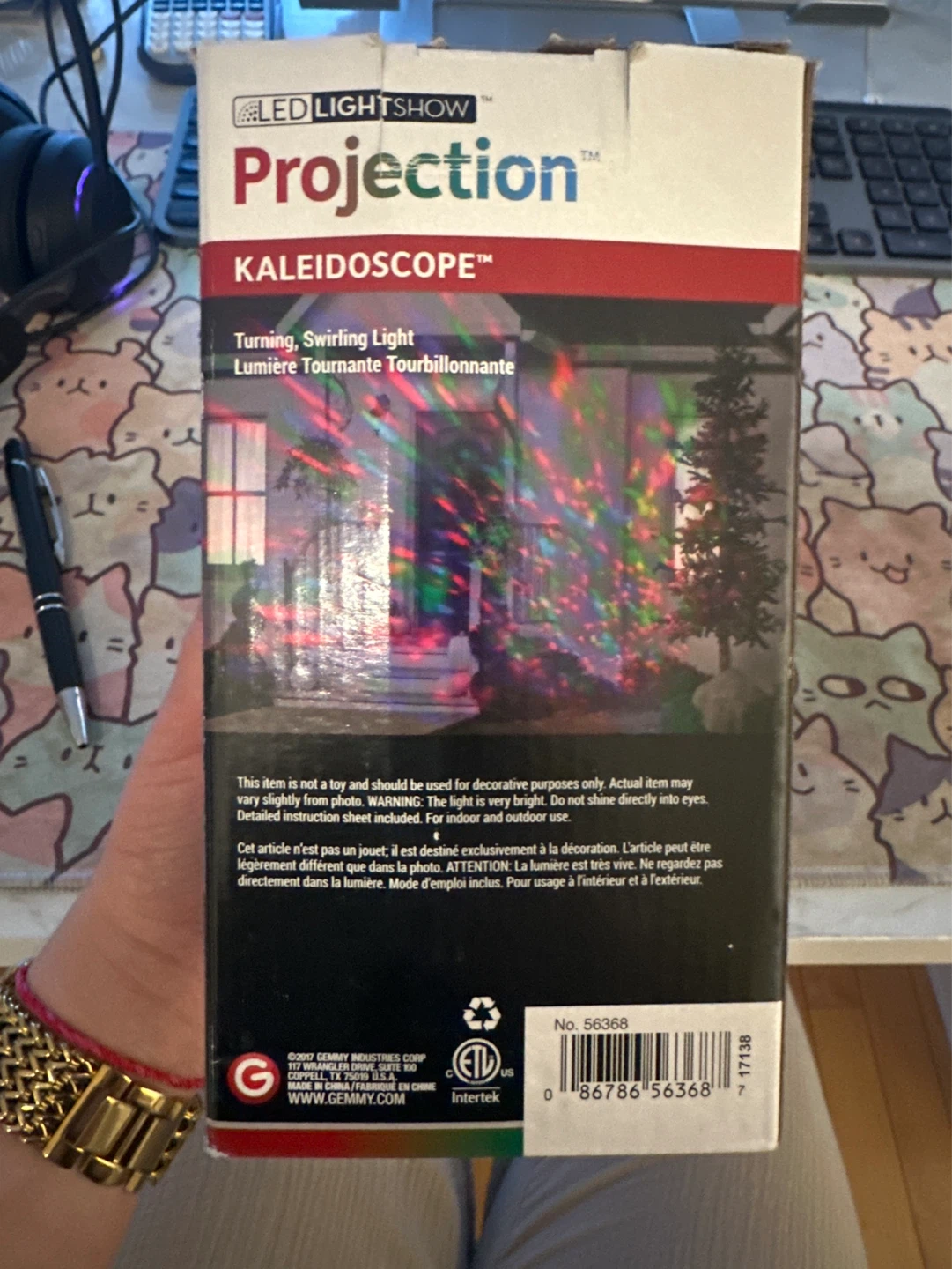 LED Lightshow Projection Kaleidoscope - photo 3