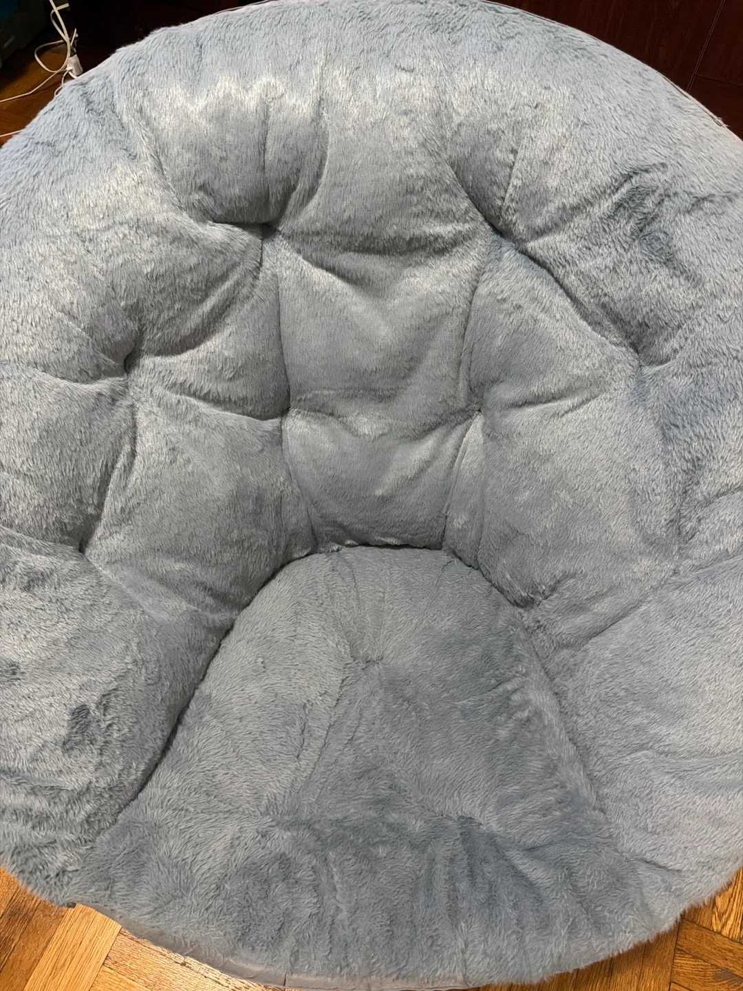 Fluffy Saucer Chair - Grey - photo 3