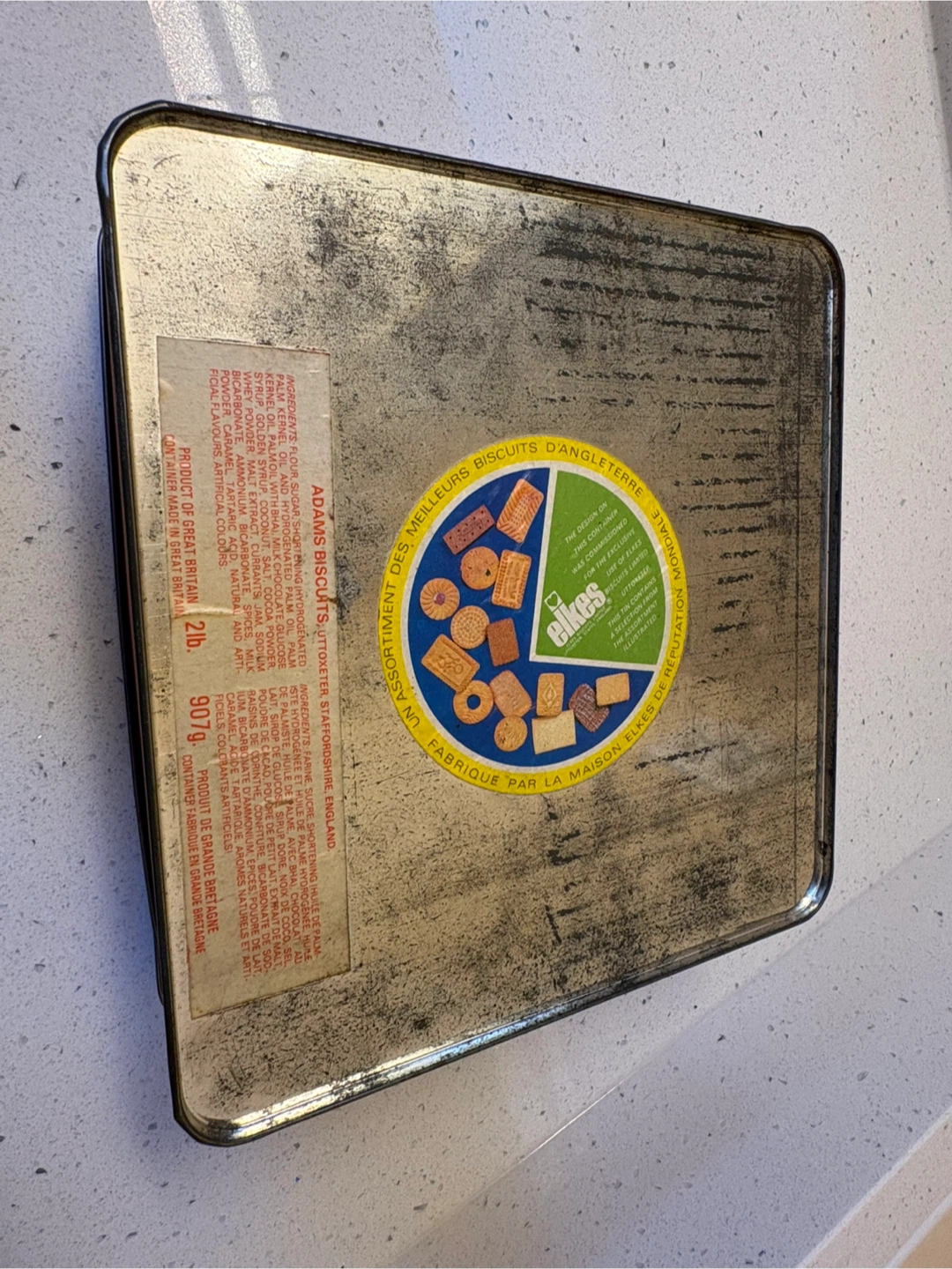 Adams Biscuits Tin - Queen's Silver Jubilee 1952-1977 - photo 2