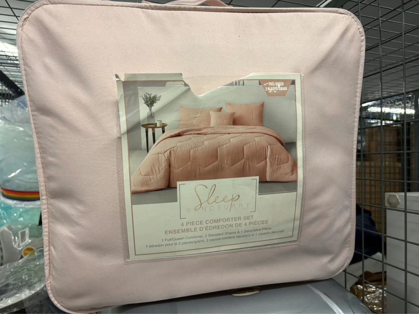 Missing Cushion - queen Sleep Sanctuary 4 Piece Comforter Set