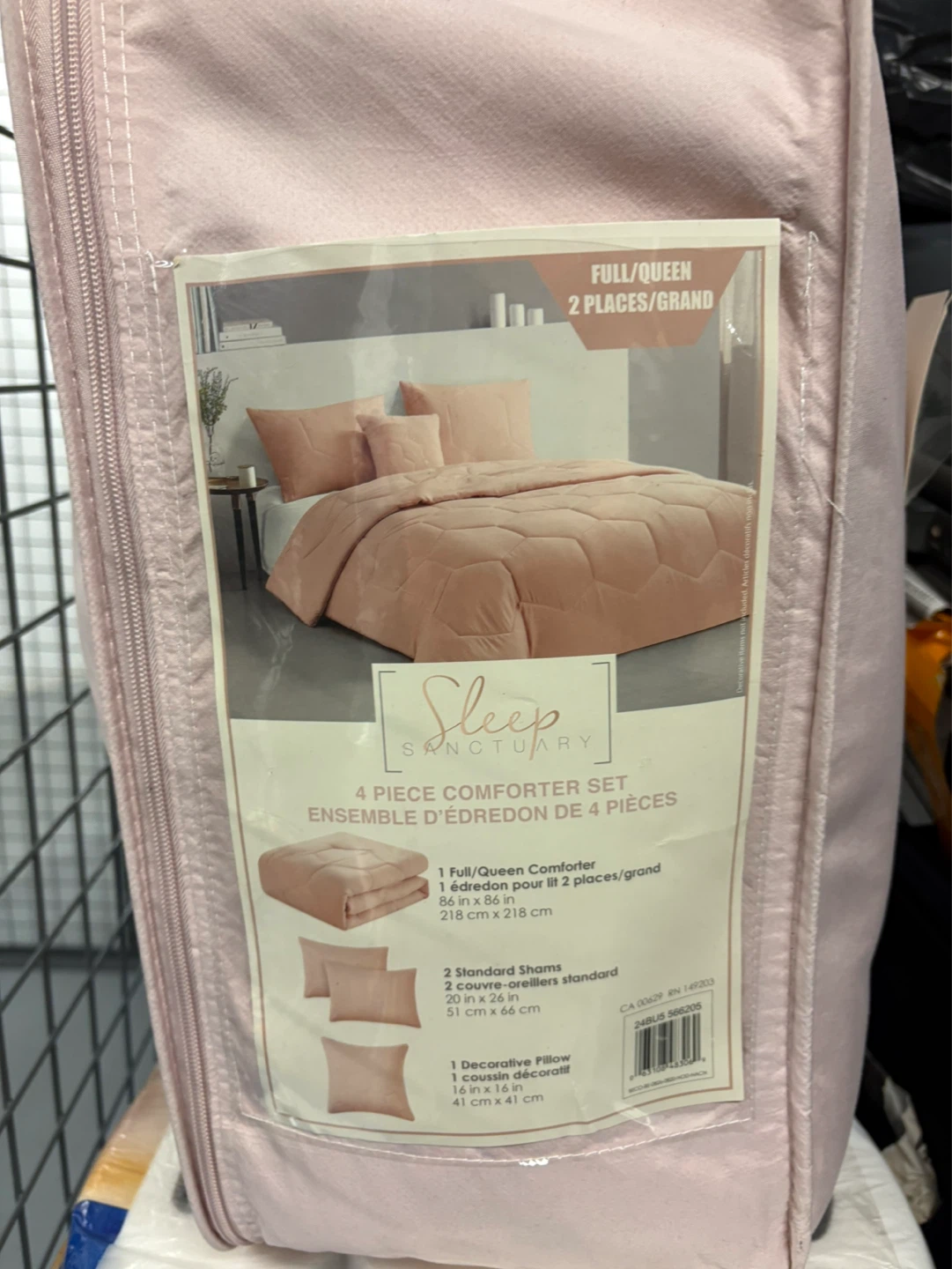 Missing Cushion - queen Sleep Sanctuary 4 Piece Comforter Set - photo 2