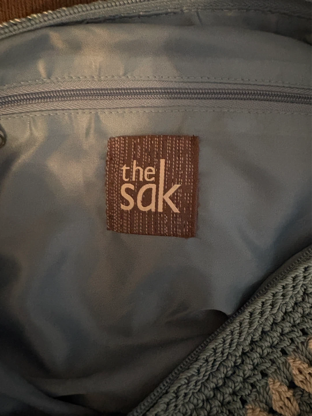 The Sak Turquoise Crochet Shoulder Bag NWOT - photo 3