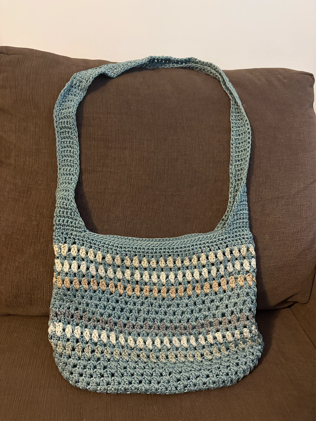 The Sak Turquoise Crochet Shoulder Bag NWOT
