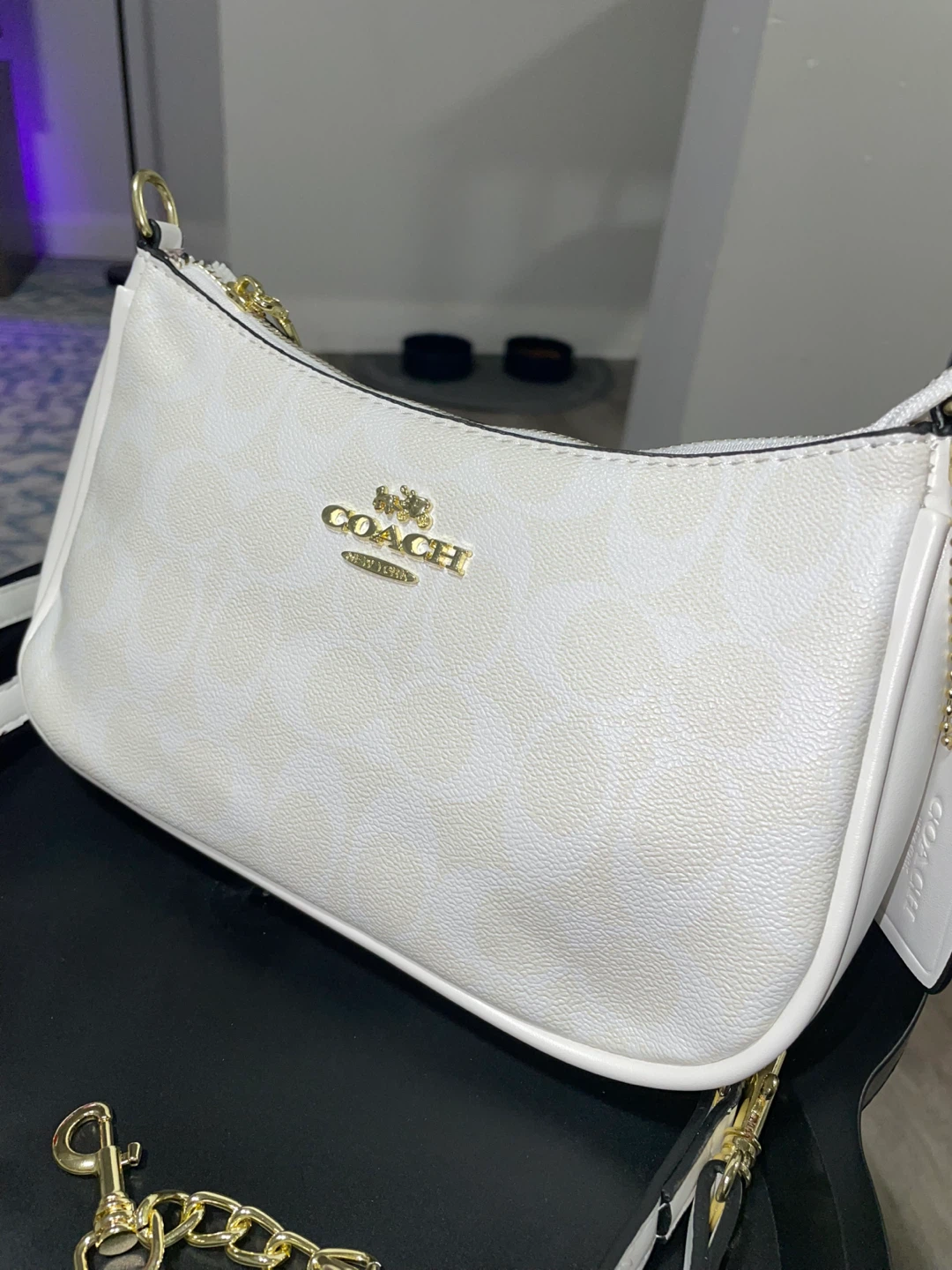 Coach White and cream color Shoulder Bag - photo 5