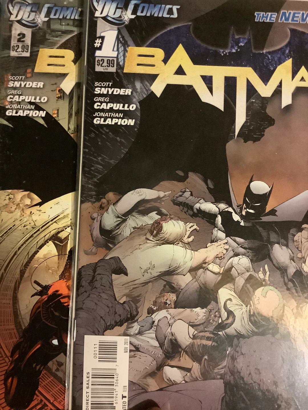 Batman New 52 issues 1 + 2 never read