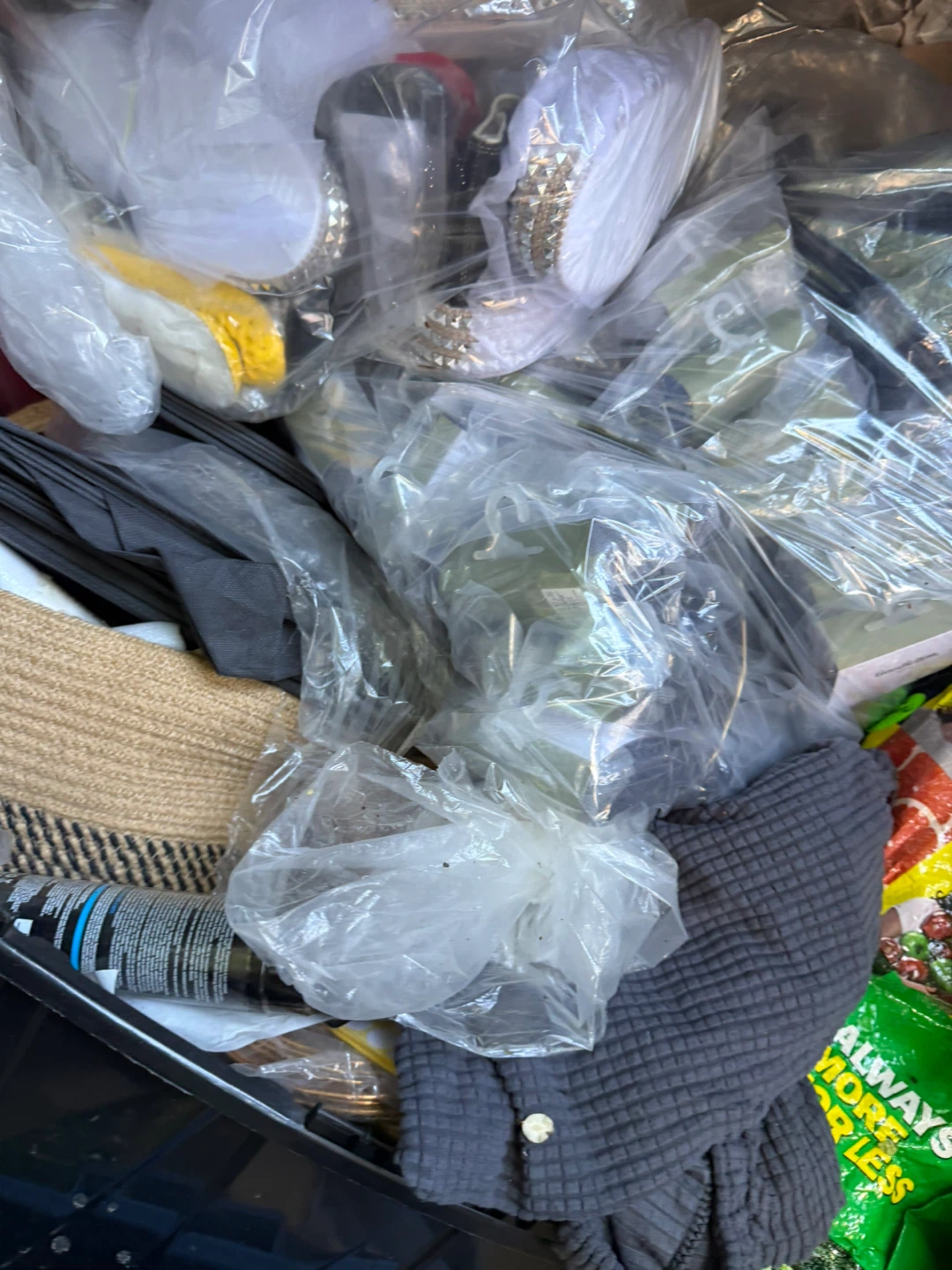 Assorted items including a motorcycle chain and candles - photo 2