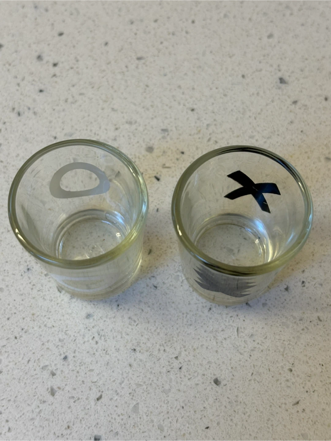 Set of 9 Shot Glasses - Tic Tac Toe Design - photo 2