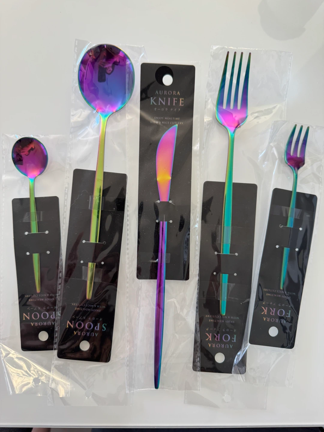 Aurora Cutlery Set - Rainbow