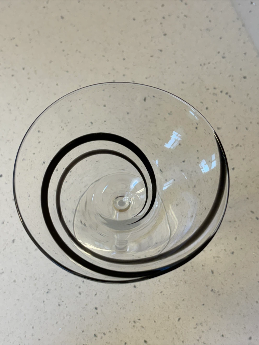 Set of 6 Artistic Glass Martini Cocktail Set - photo 2