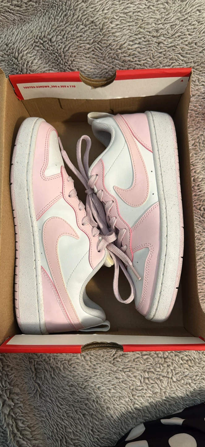 Nike Court Borough Low Recraft (GS) Pink/White Youth Sneakers