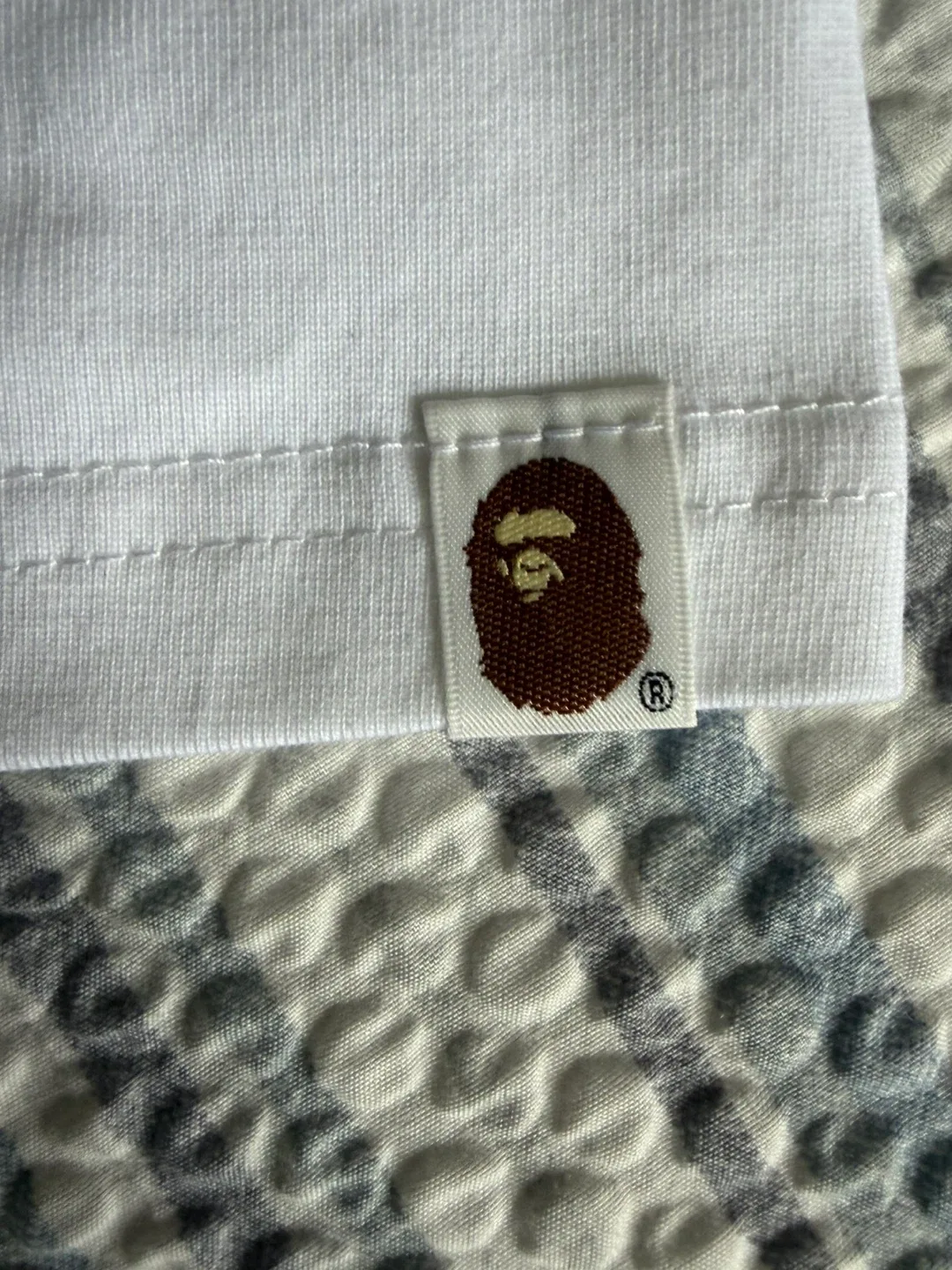 A Bathing Ape BAPE White Camo Ape Head T-Shirt - photo 5