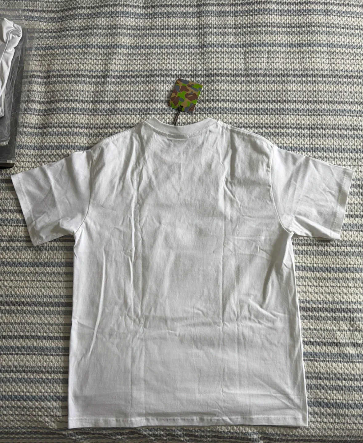 A Bathing Ape BAPE White Camo Ape Head T-Shirt - photo 3