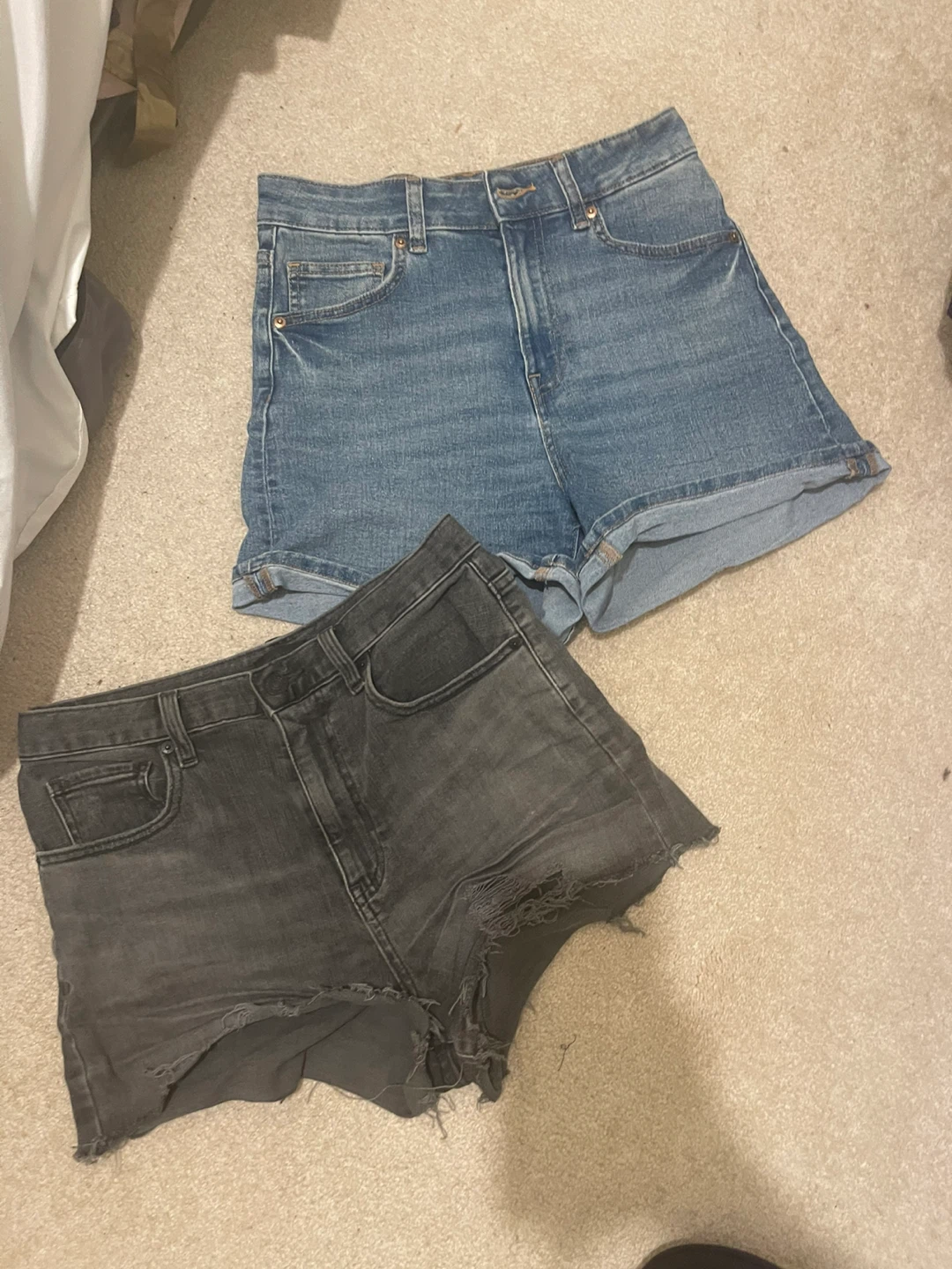 H&M Denim Shorts & Uniqlo Jean Shorts