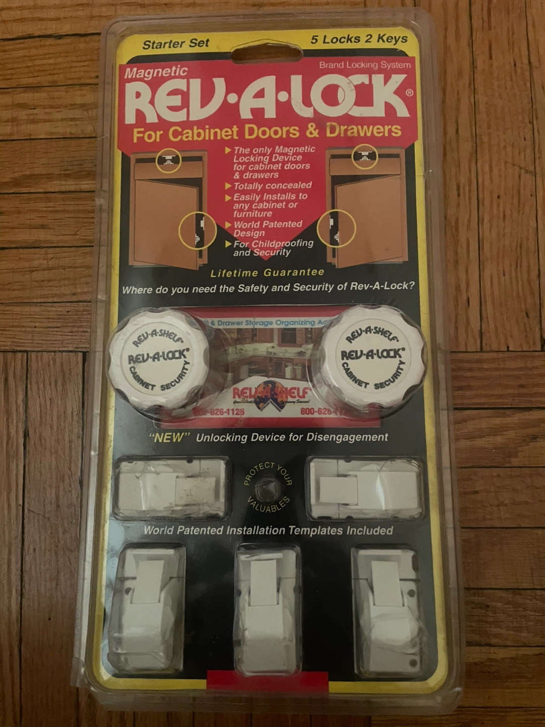 Brand New Rev-A-Shelf Magnetic Cabinet Lock Set Sealed