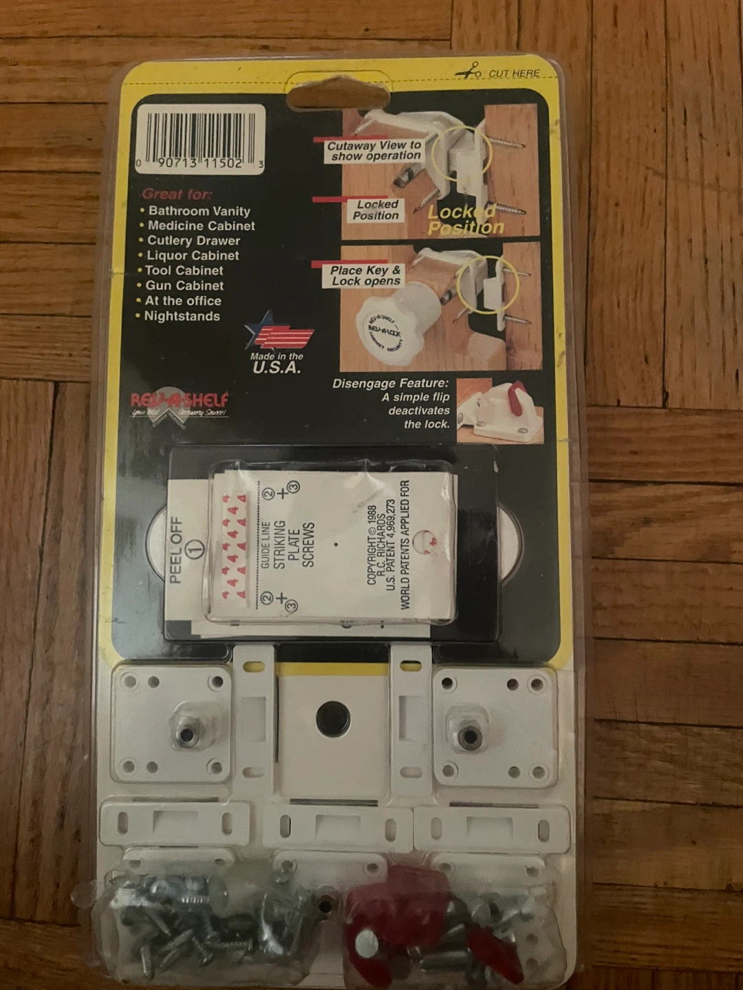 Brand New Rev-A-Shelf Magnetic Cabinet Lock Set Sealed - photo 2