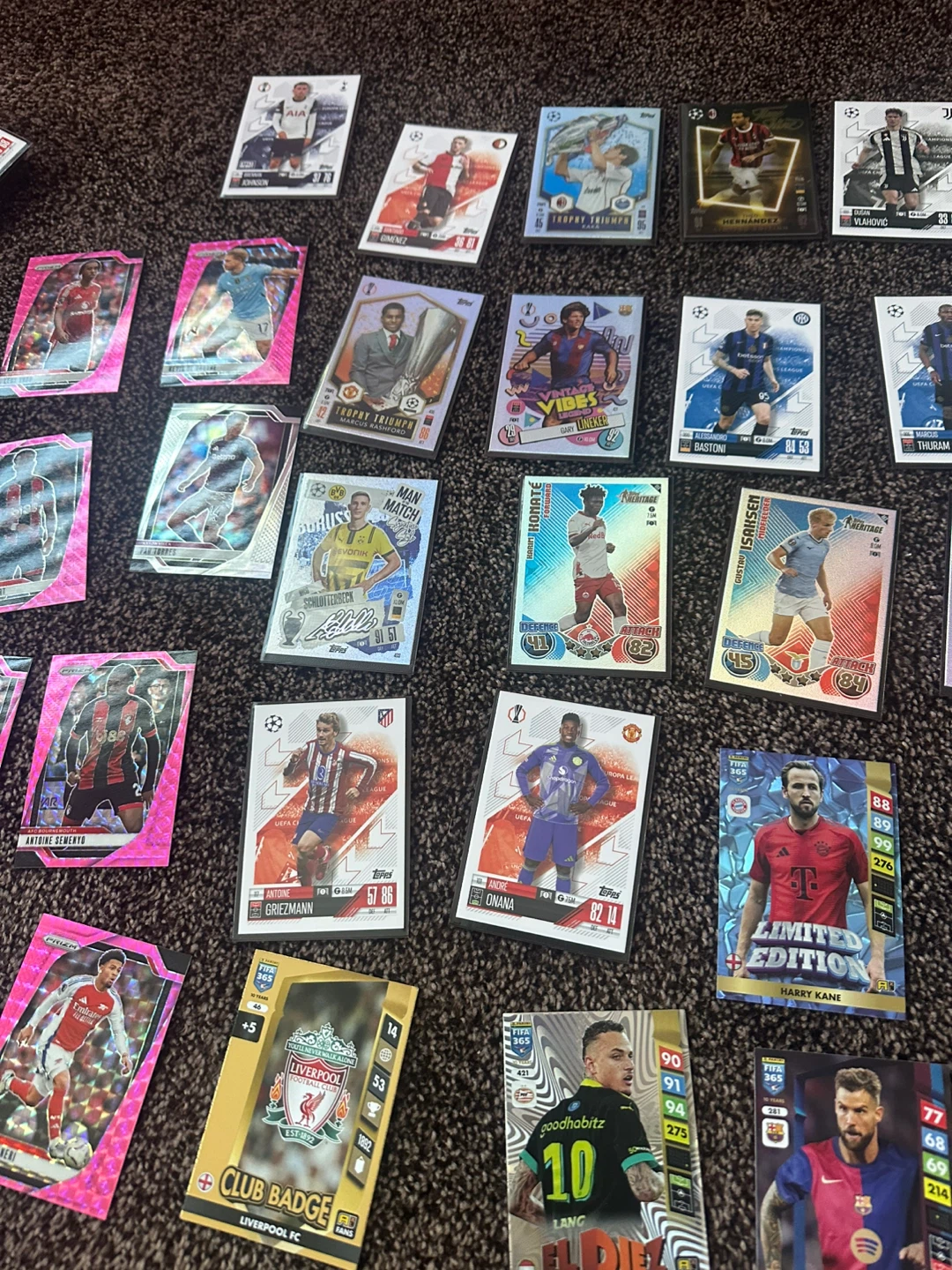 Assorted Topps Match Attax Soccer Trading Cards - photo 5