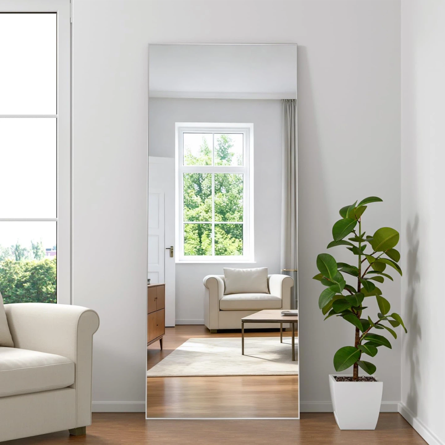 Full Length Mirror 56"x21" Floor Mirror - photo 2