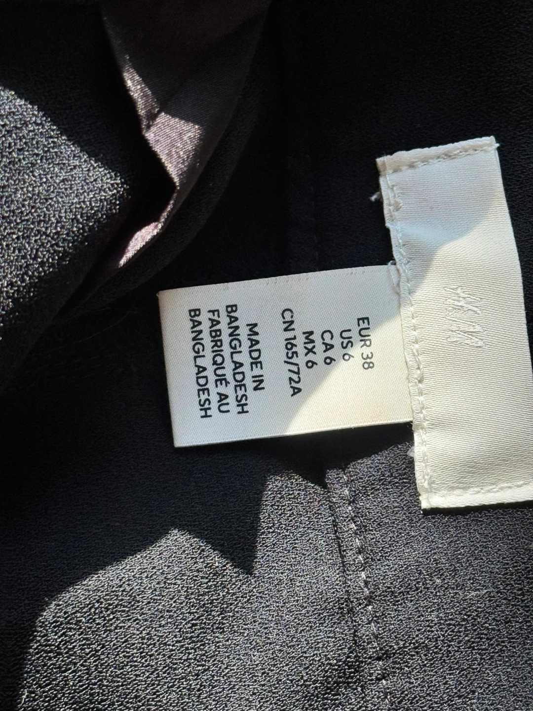 H&M Black Wide Leg Trousers - photo 2