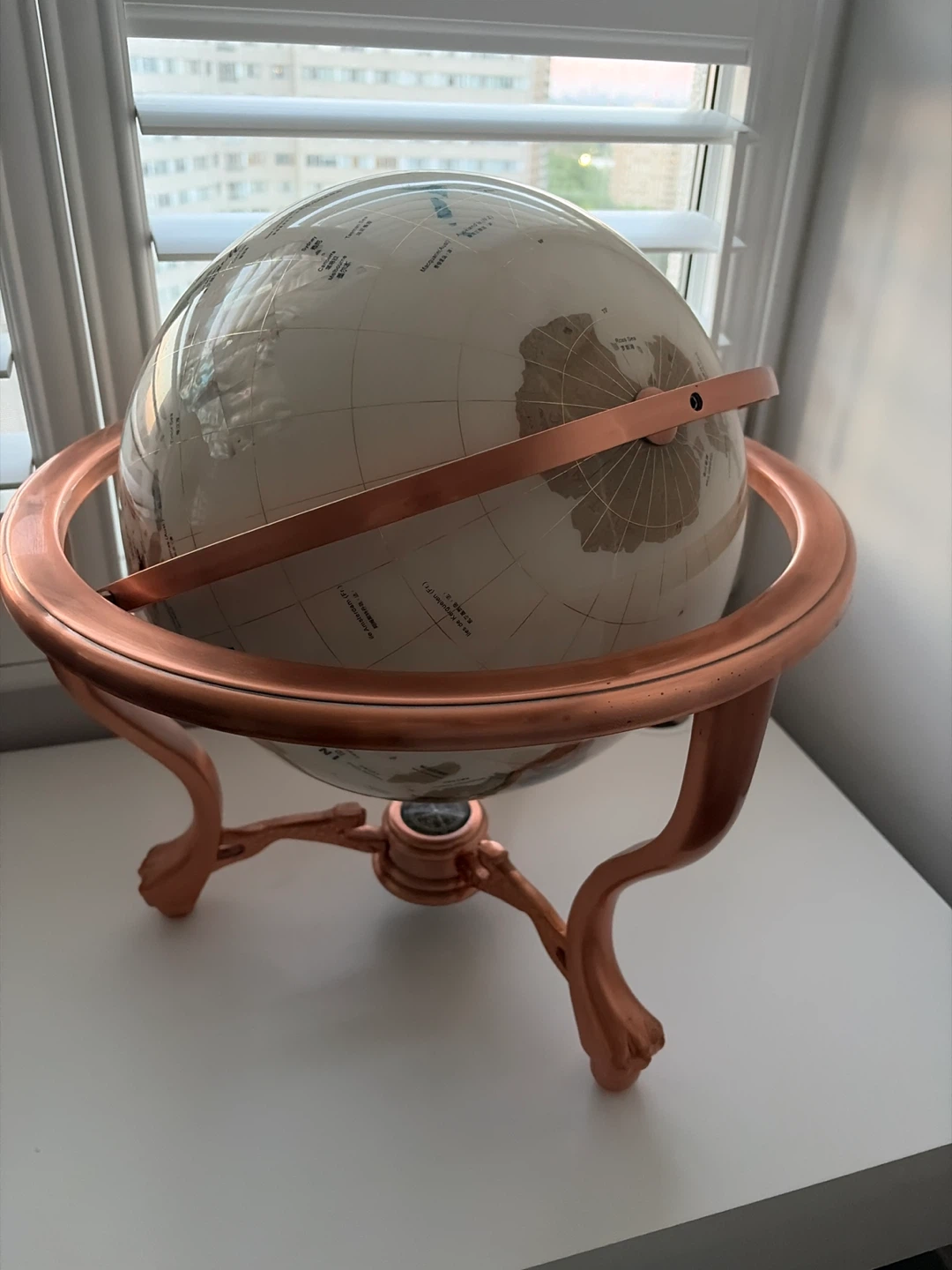 Decorative Globe with Copper Stand - photo 2
