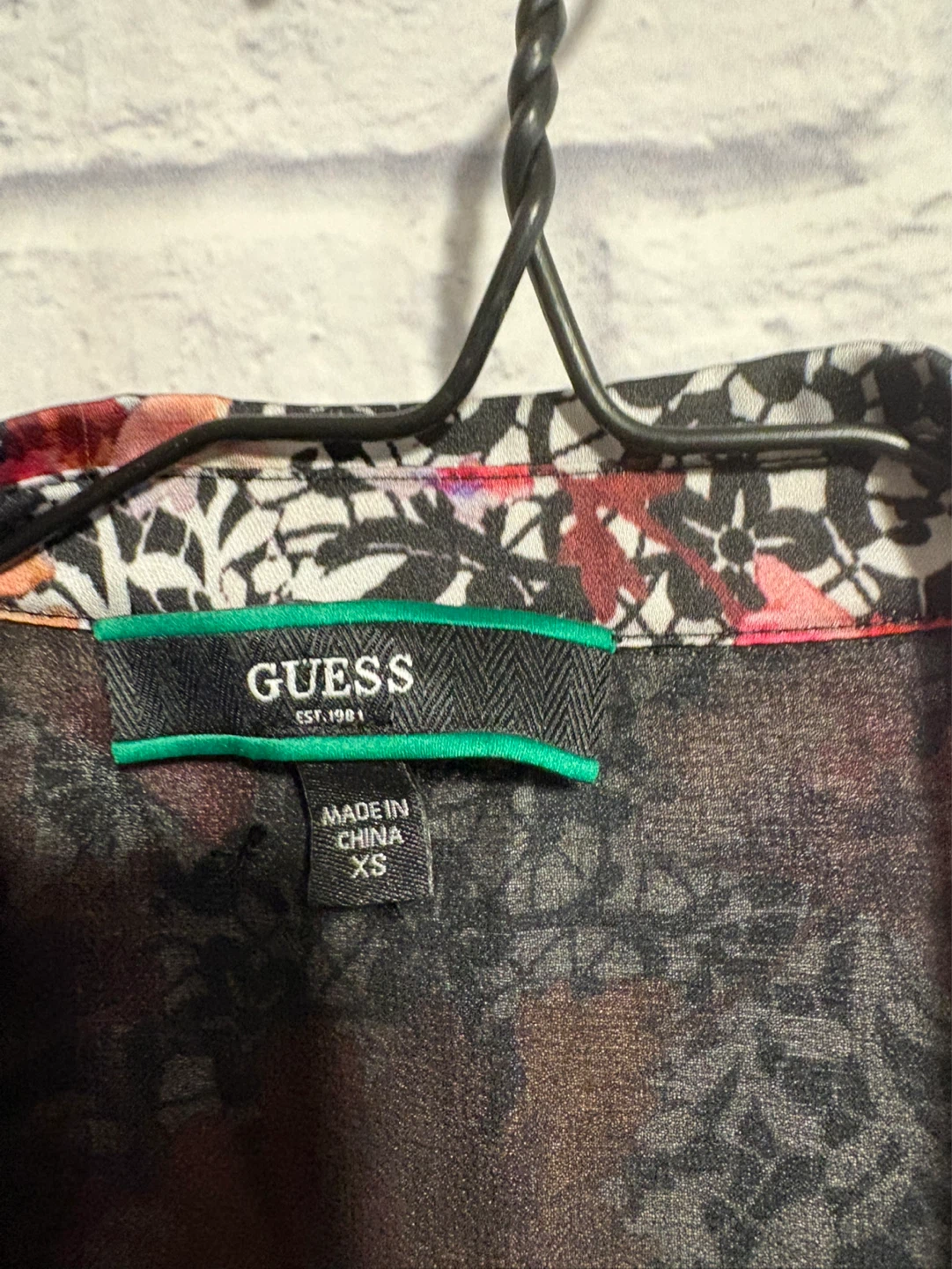 Guess Floral Print Shirt Dress XS - photo 5