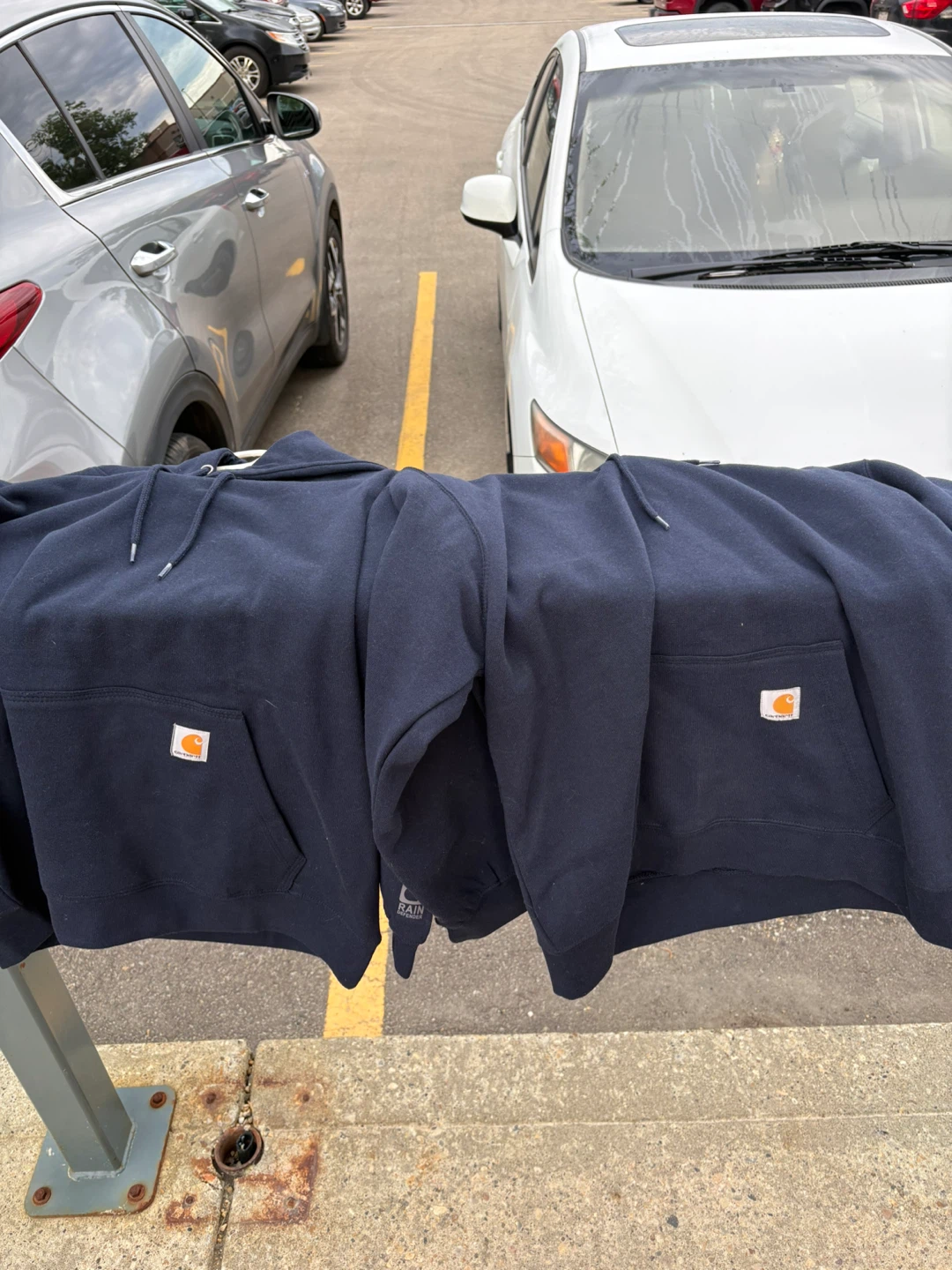 Carhartt Hoodies (2) - Navy Blue