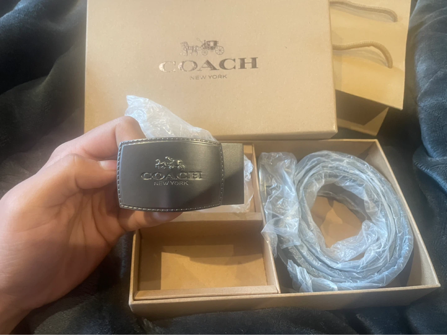Coach Belt with Box