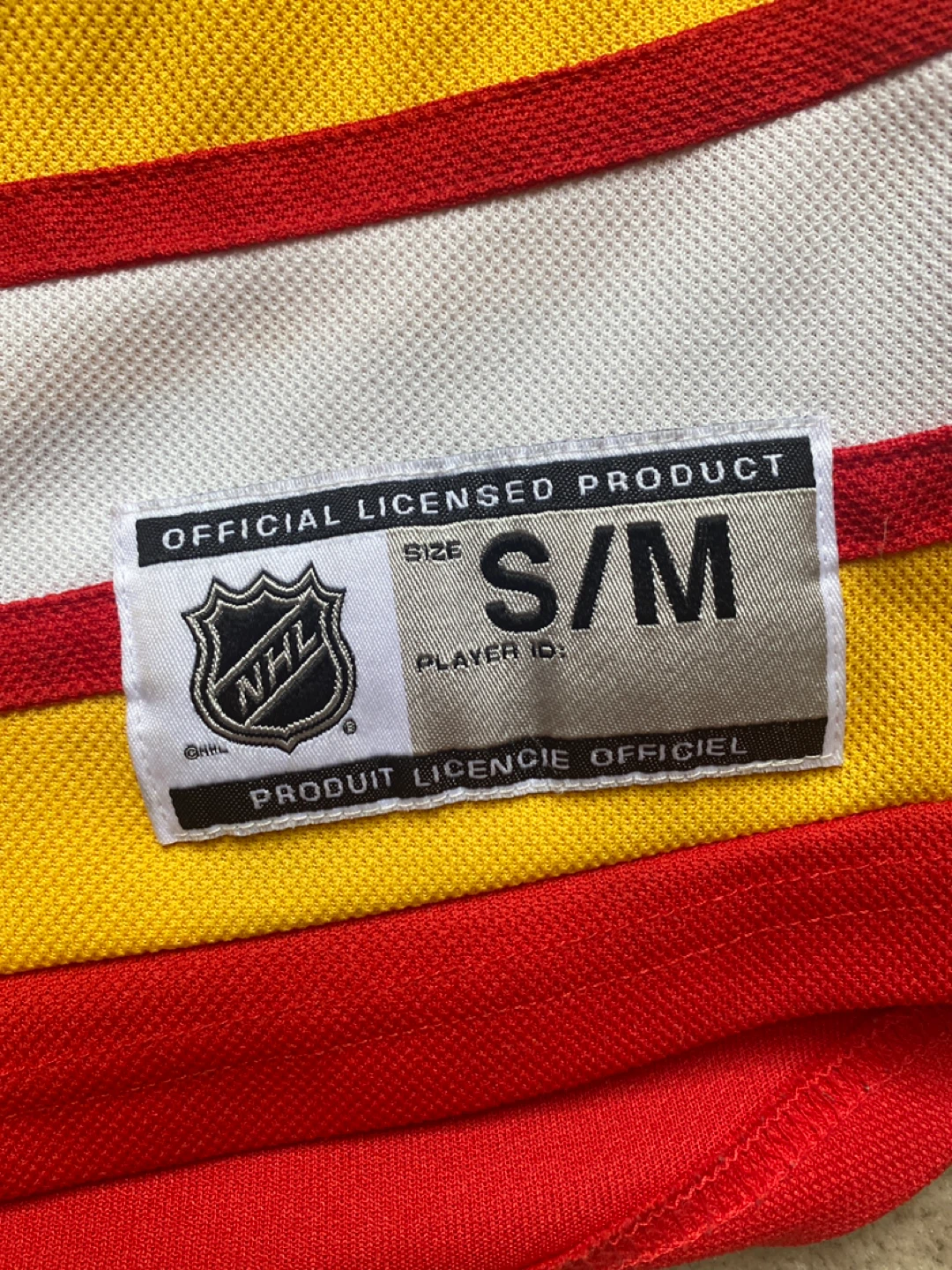 Calgary Flames home Lindholm Hockey Jersey youth small S/M - photo 3