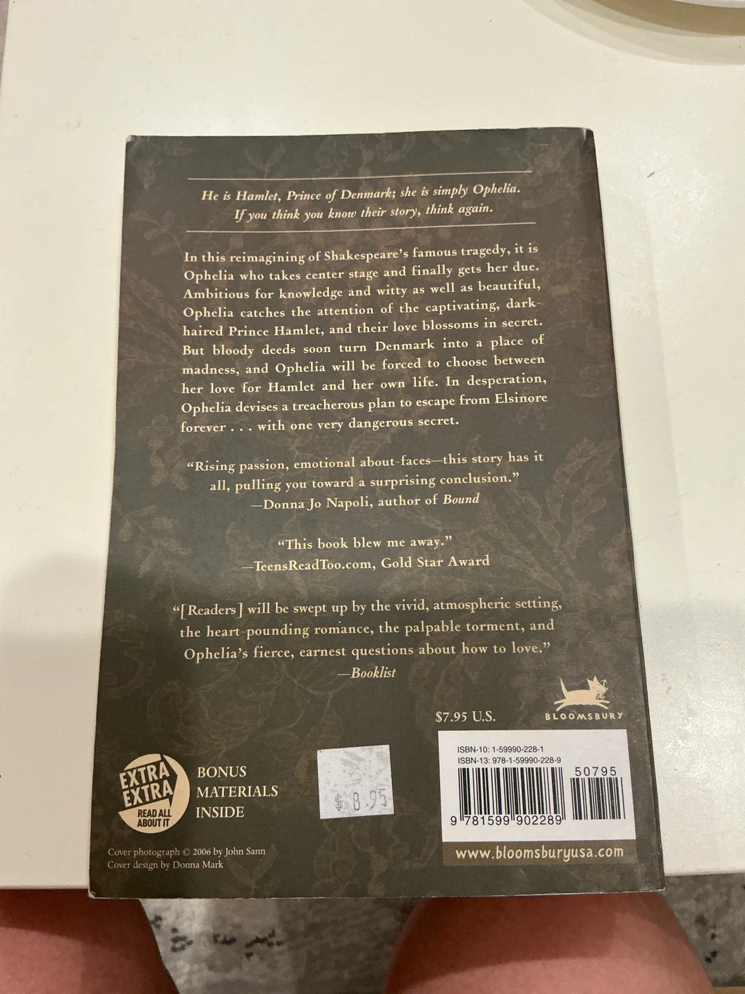 Ophelia by Lisa Klein Paperback Book - photo 2