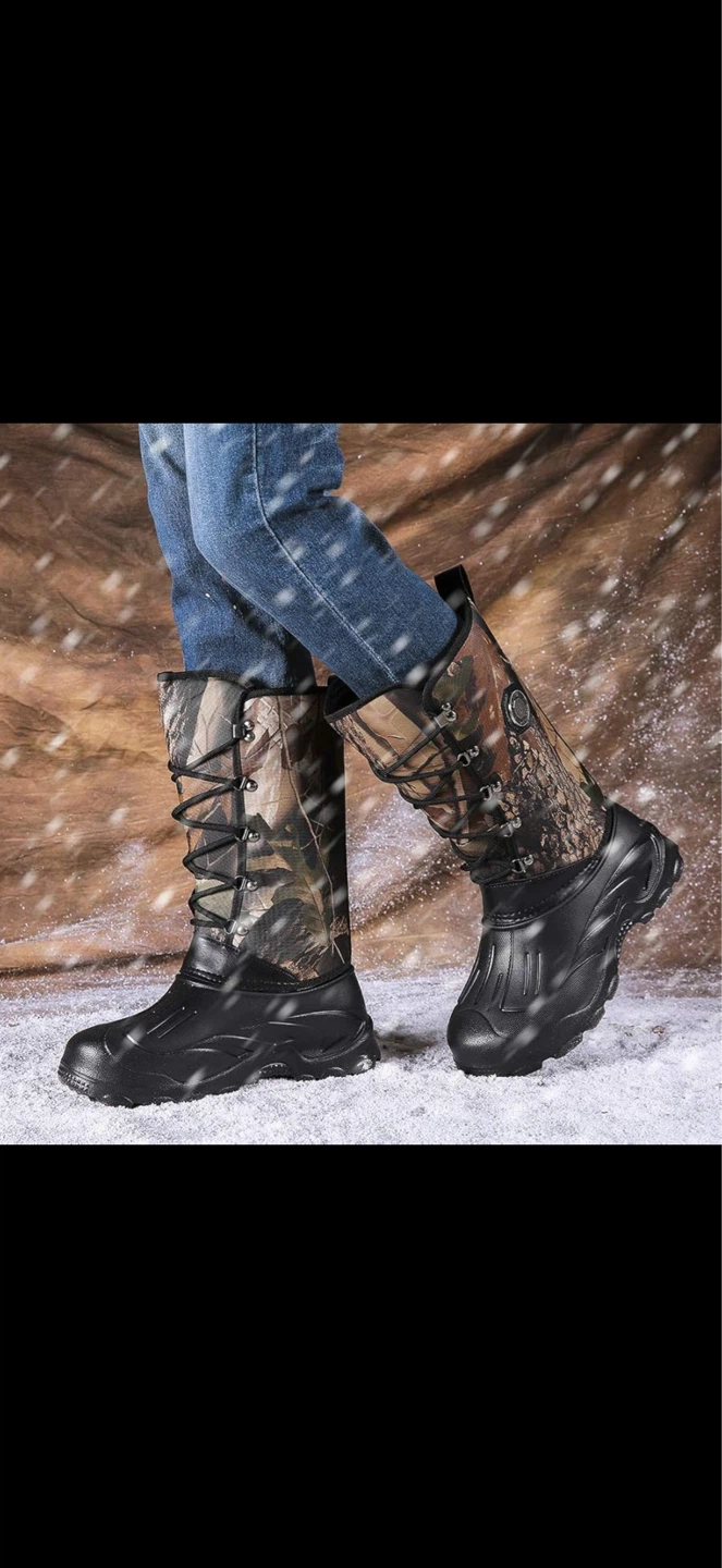 Men's Camo Winter Boots