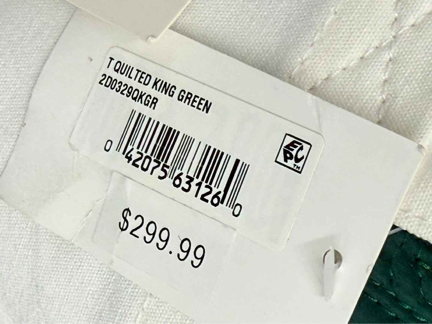 NWT Ted Baker King Quilted Throw Forest Green - photo 5