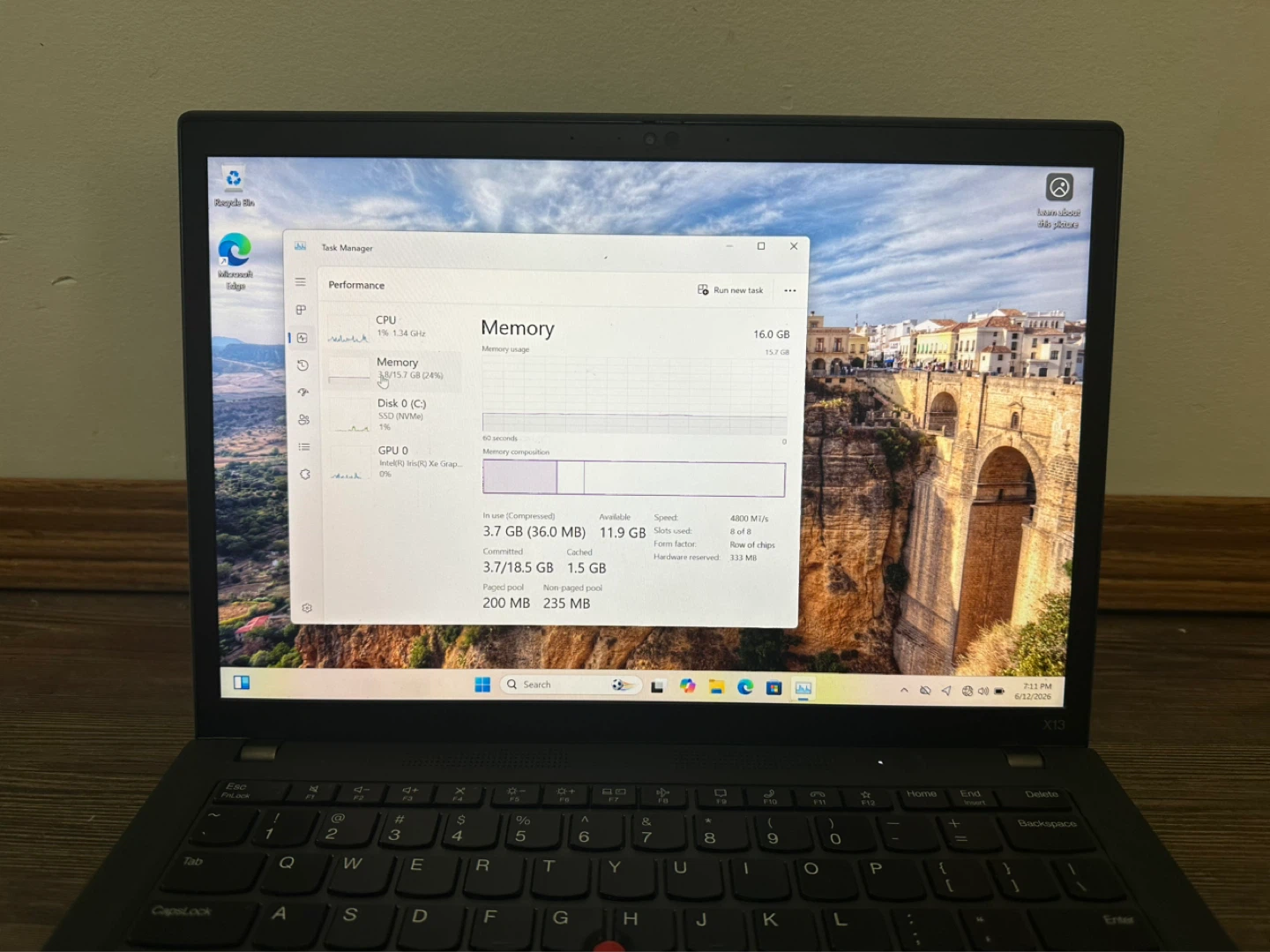 ThinkPad X13 Gen 3Magnesium Chasis(charger Included) - photo 3