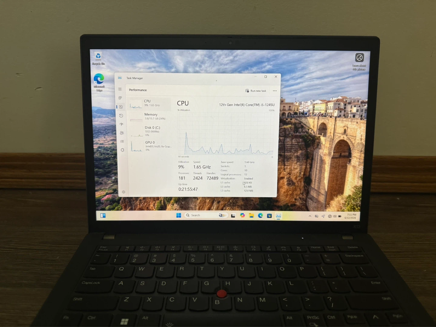ThinkPad X13 Gen 3Magnesium Chasis(charger Included) - photo 2