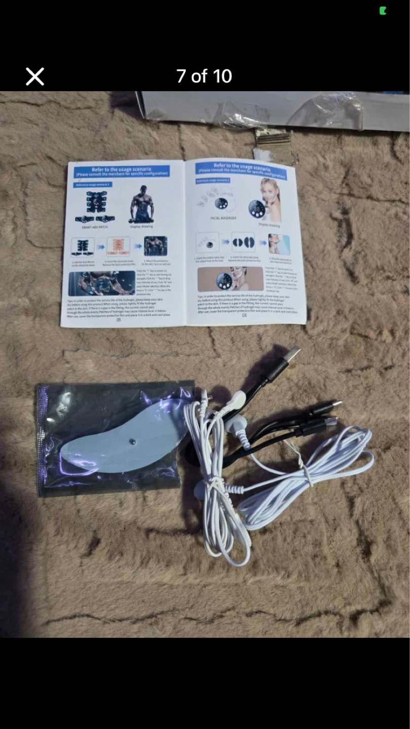 EMS Muscle Stimulator Electrode Pads with Control Units - photo 2